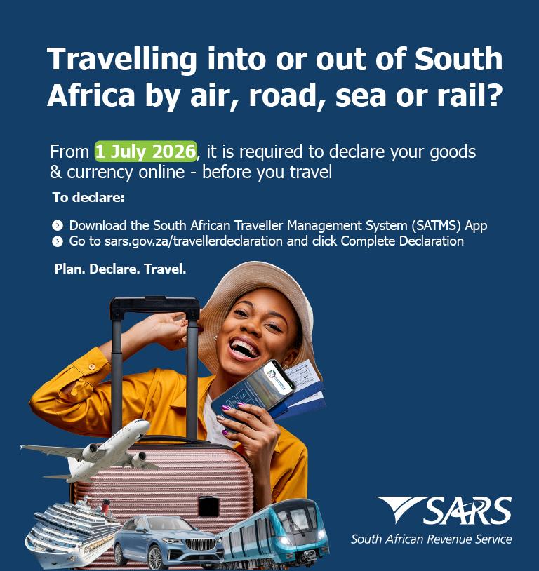 Declare your goods and currency online before you travel